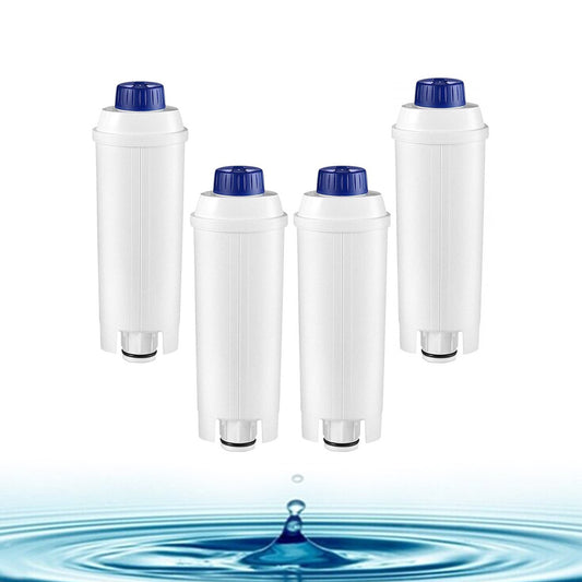 4 Replacement Water Filters for Delonghi DLSC002/Magnifica S/Magnifica Evo/Dinamica Plus/Cappuccino/Maestosa/PrimaDonna Soul Coffee Machine