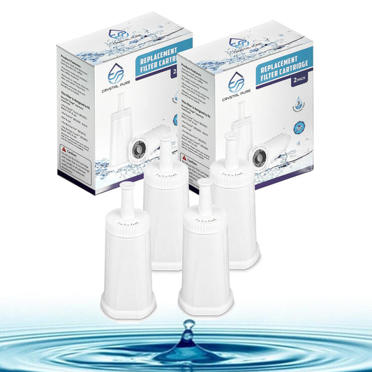4x Water Filter Cartridge for Breville BES008WHT0NAN1 Claro Swiss,the Dynamic Duo BES500 BES878 BES880 The Oracle,Oracle Touch,Bambino Coffee Machine