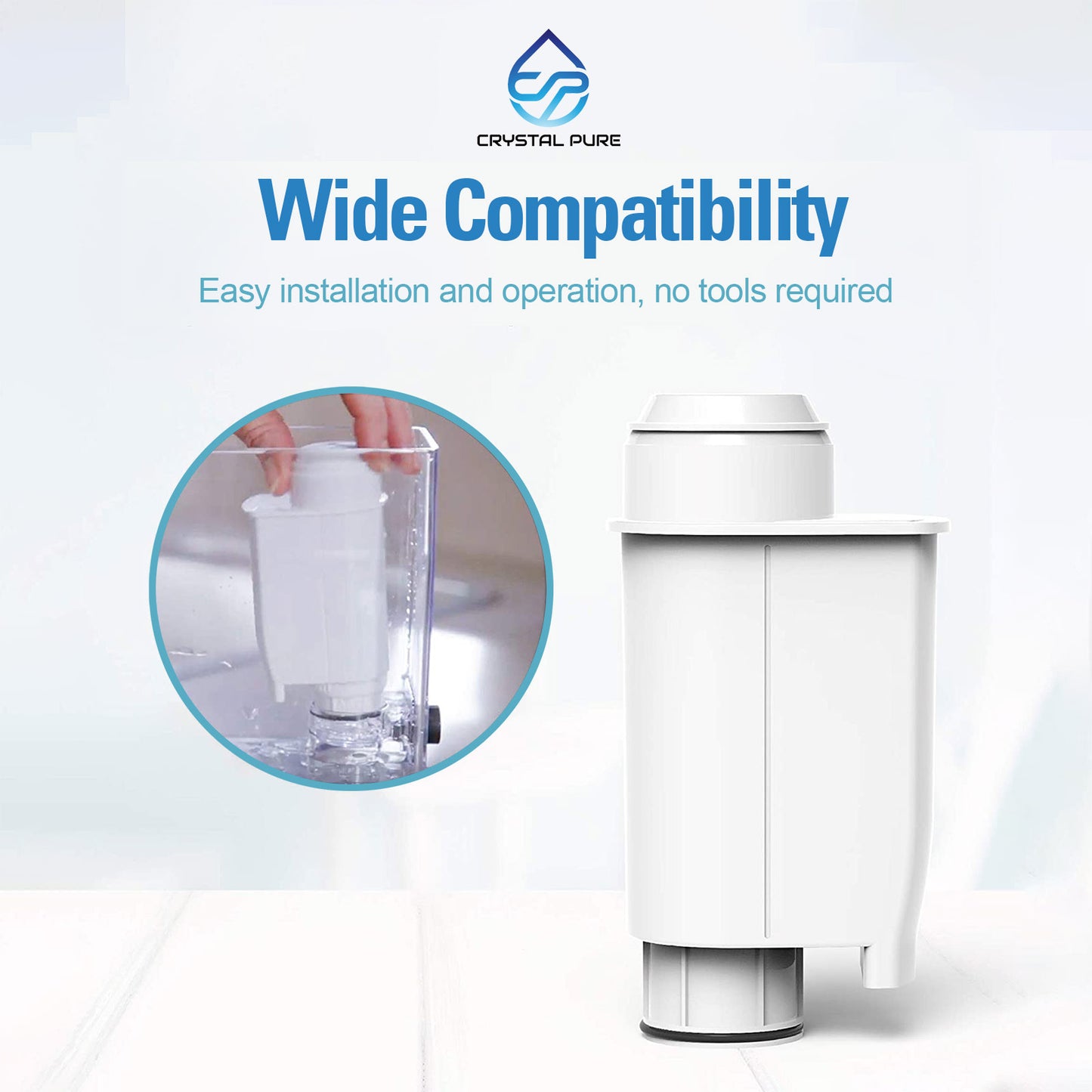 2 Pack Coffee Machine Water Filter for Philips Saeco Brita Intenza+,Lavazza A Modo Mio,Exprelia,Incanto,Nina,Odea,XSmall,Xelsis,Royal Cappuccino