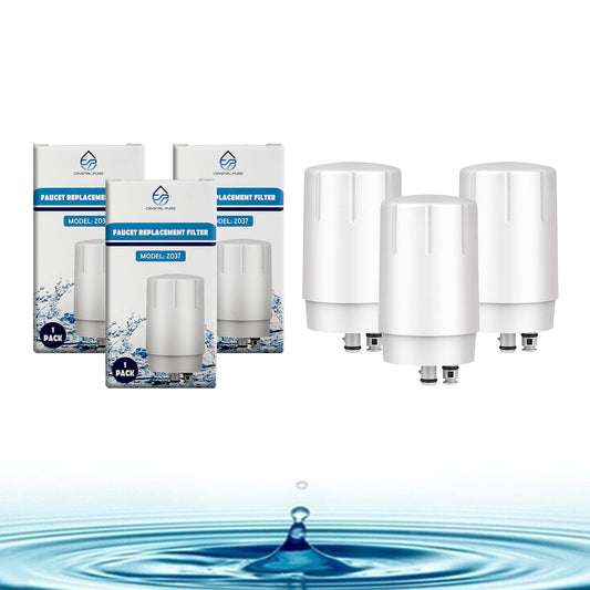 3 Packs Replacement Water Filter Cartridge Refill for Brita Basic/Complete Water Filter Faucet Mount System FR-200 FF-100 36311
