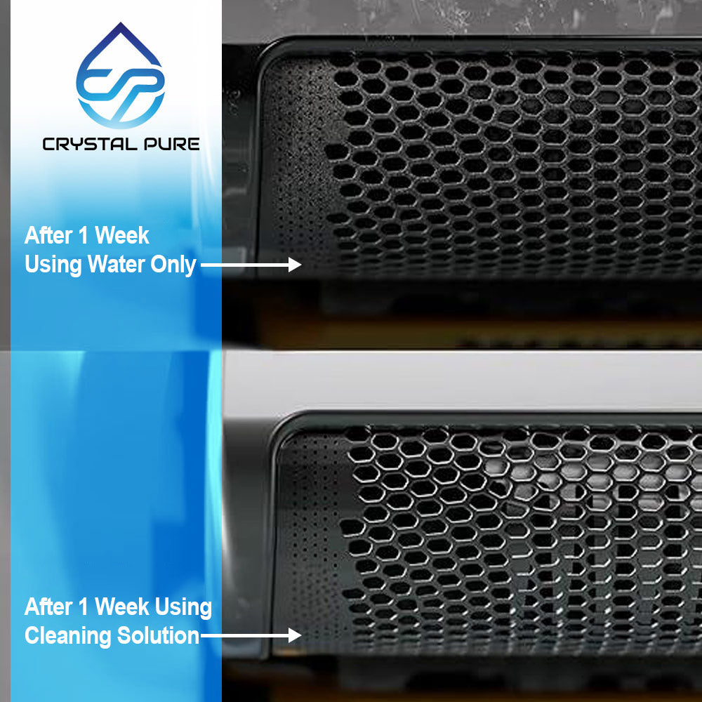 Crystal Pure Cartridge Refills for Braun Clean & Renew Compatible with All SmartCare Cleaning Centers Shavers 12-Pack