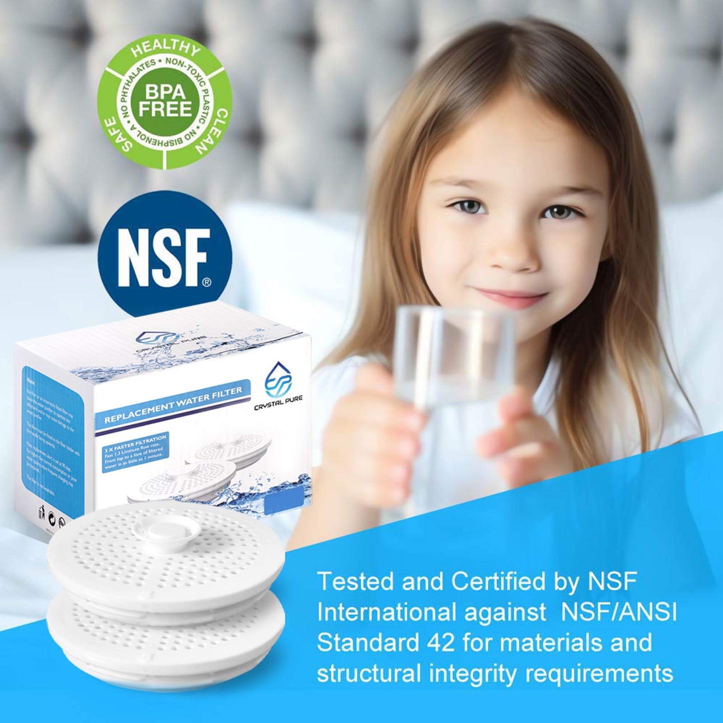 Water Filter for Breville Activ360 LWA063WHT AquaStation LWA100 LWA200 LWA300 LWA600 BWJ100 Jug Replacement Cartridge