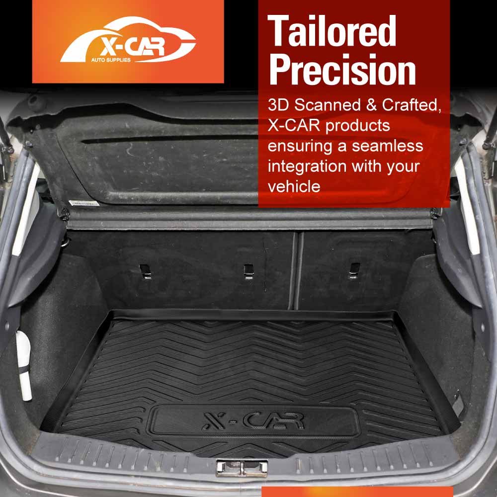 Boot Liner for Ford Focus Hatch LW LZ Series 2011-2018 All Weather Heavy Duty Cargo Trunk Mat Luggage Tray