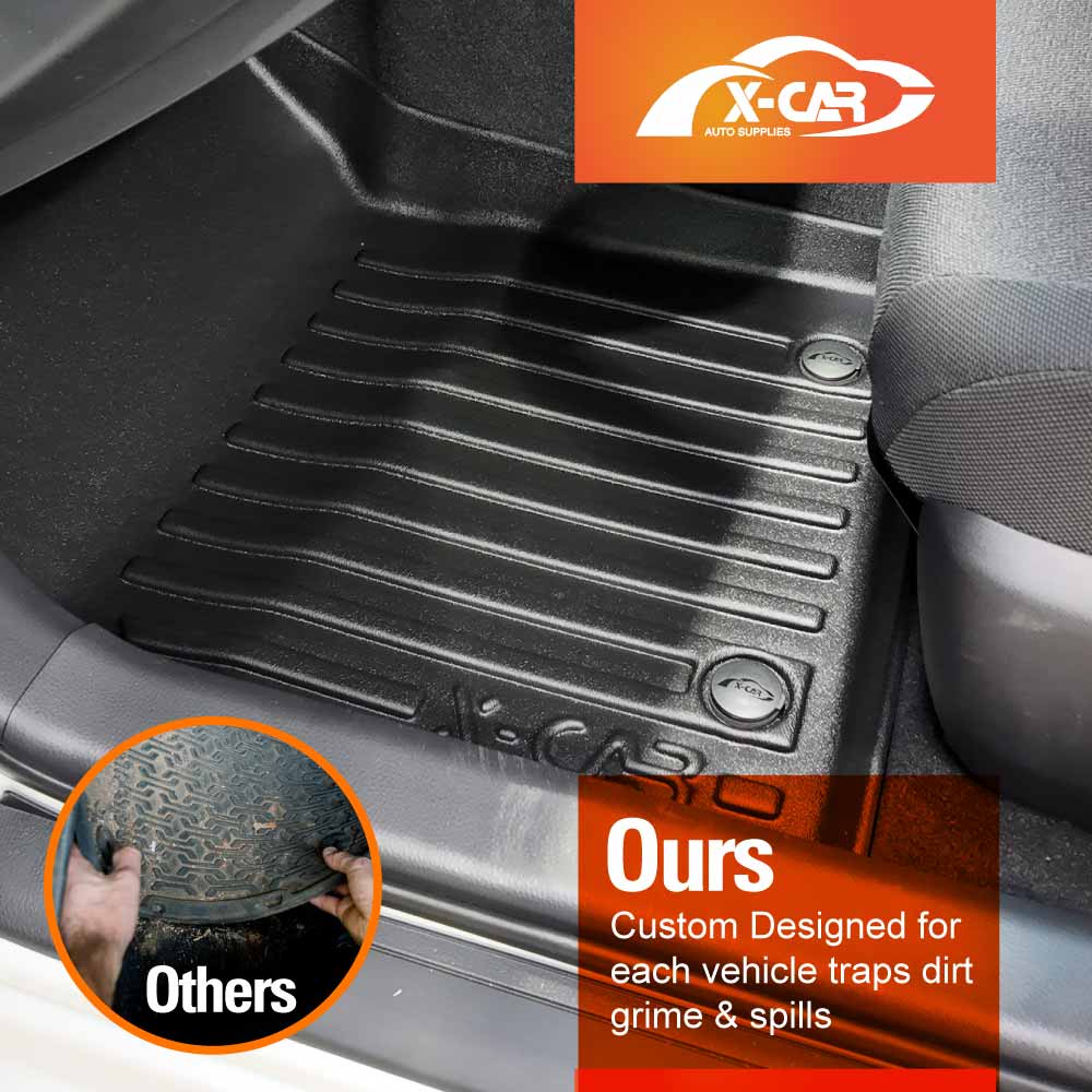3D Floor Mats for Toyota Camry XV80 2024-Onwards Heavy Duty All Weather Car Waterproof Interior Protection Liner Set