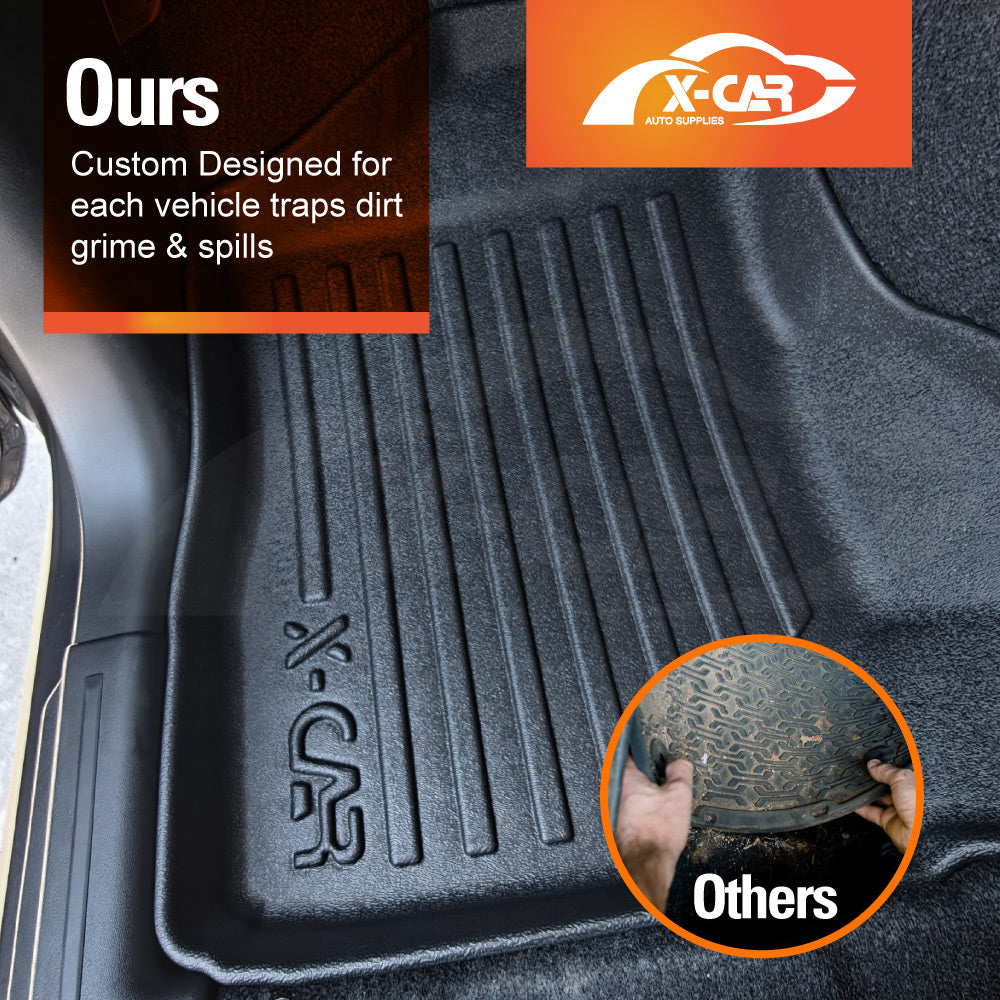 3D Floor Mats for Suzuki Jimny 3-Door Auto Transmission 2018-Onwards Heavy Duty All Weather Car Liner Set