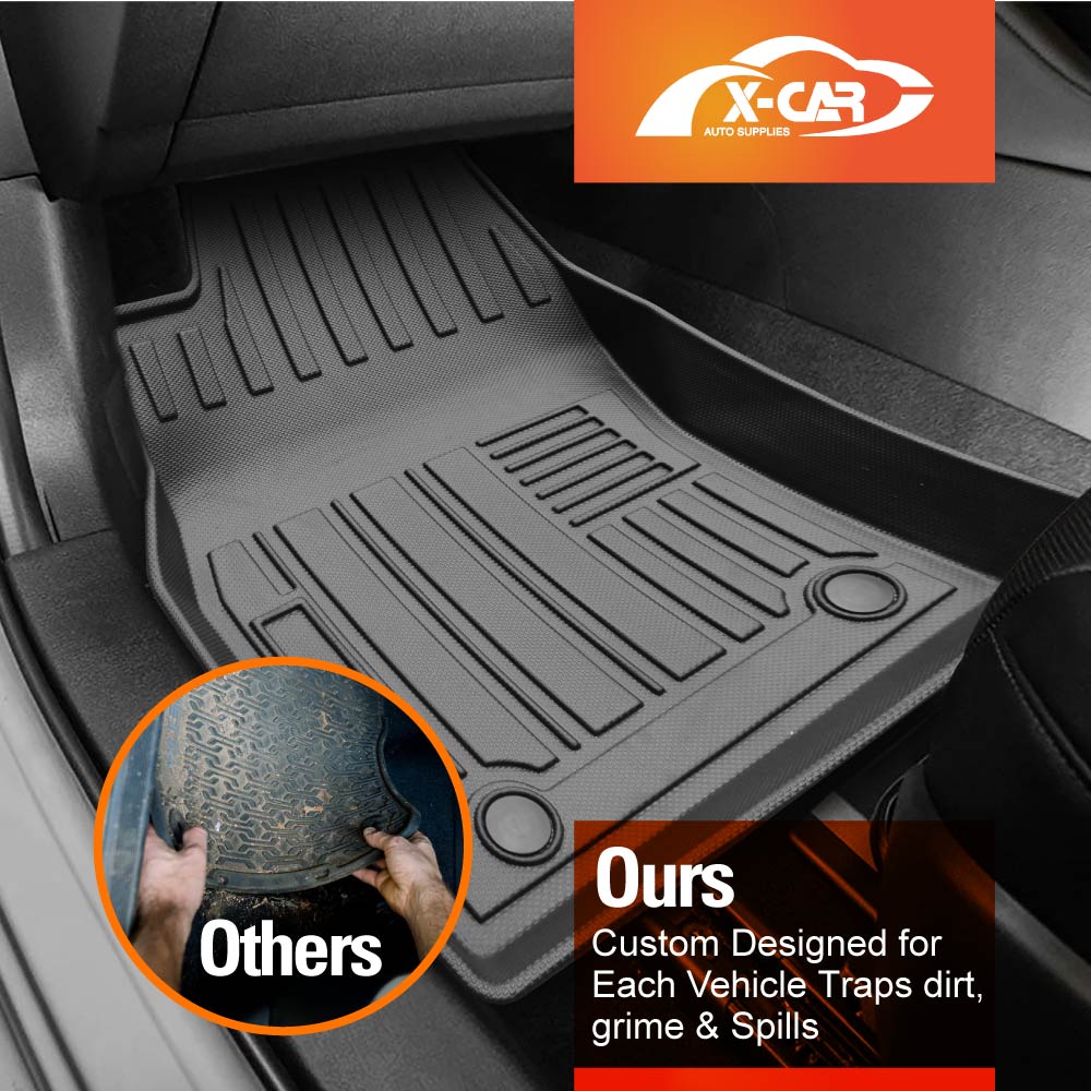 3D Floor Mats for GWM Tank 500 Tank500 PHEV 2024-Onwards Heavy Duty All Weather Waterproof Interior Protection Car Liner Set