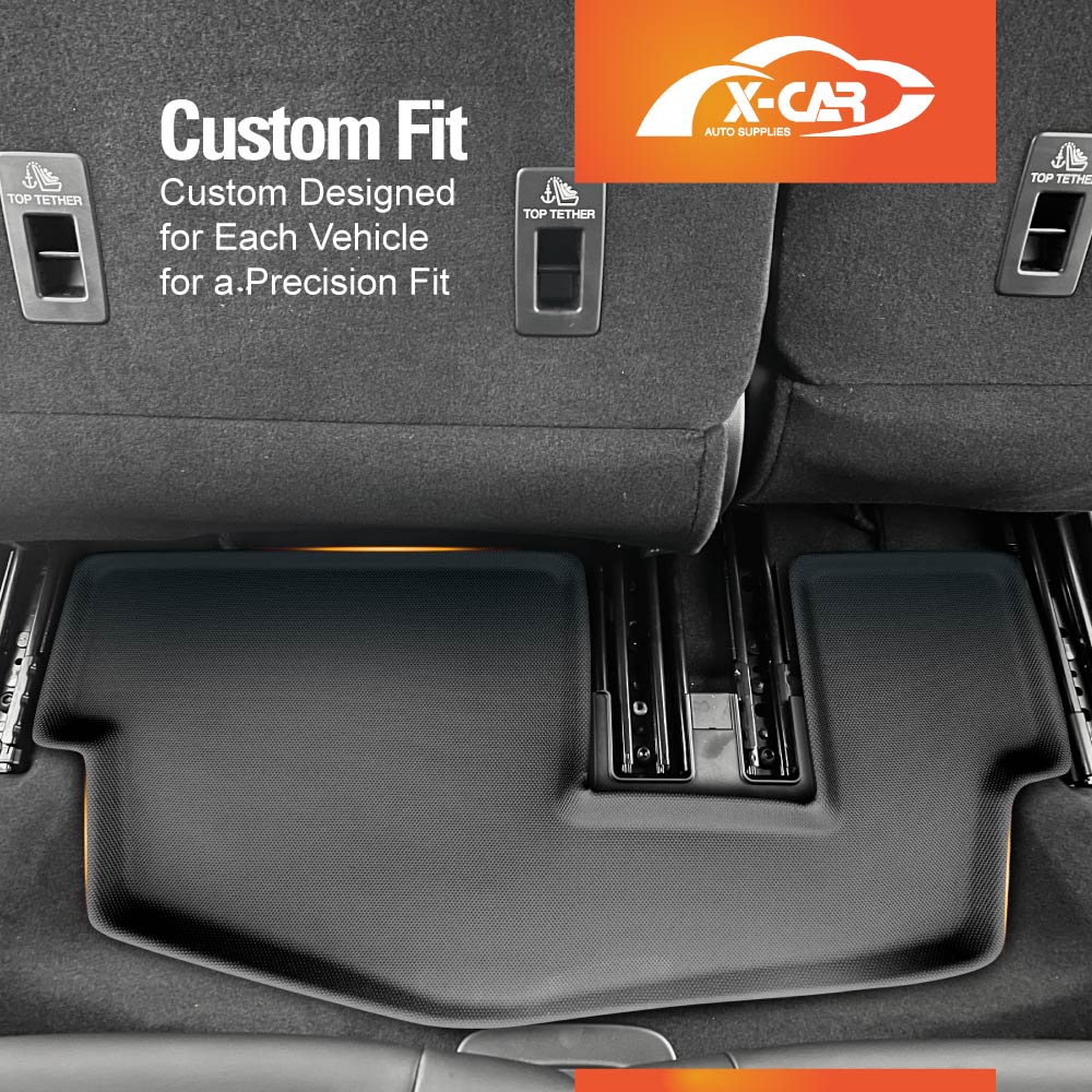 3D Floor Mats for Ford Everest 2022-Onwards All Weather Heavy Duty XPE Cargo Car Trunk Luggage Tray