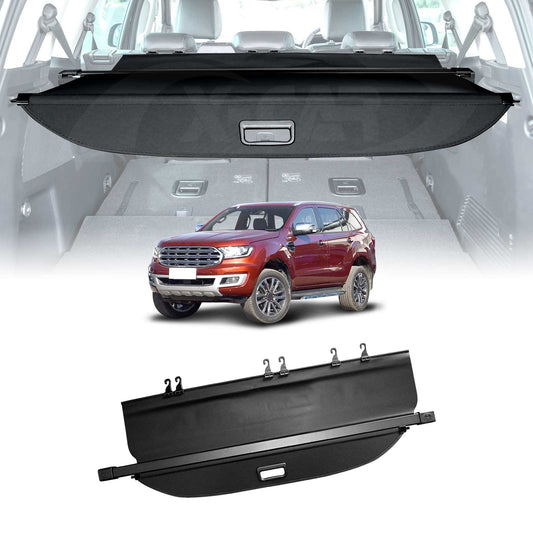 Retractable Cargo Cover for Ford Everest 2015-2022 Rear Rack Partition Shelter Canvas Trunk Luggage Security Shield Shade