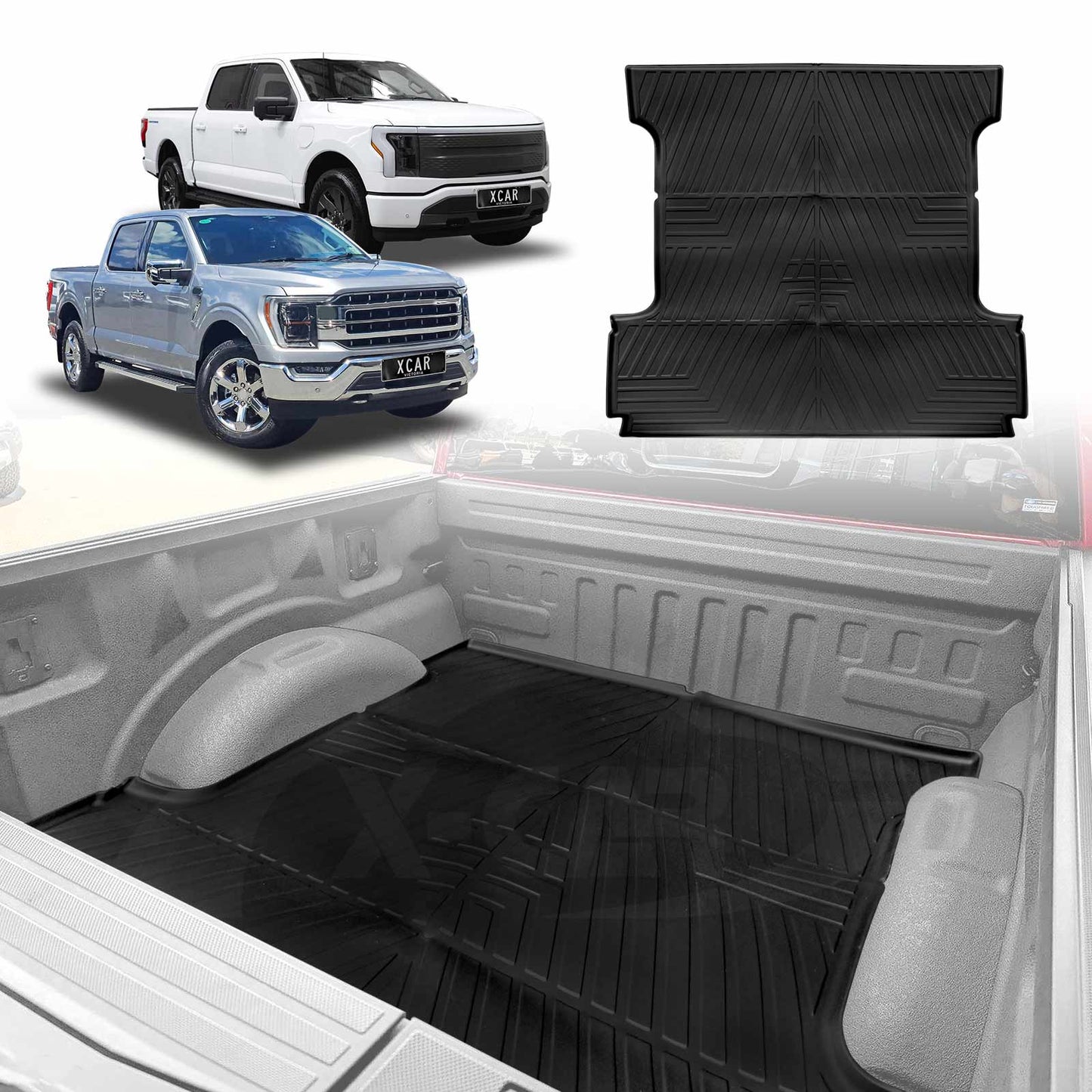 Tub Liner for Ford F-150 F150 2015-2025 Heavy Duty All Weather Cargo Trunk Mat Luggage Tray