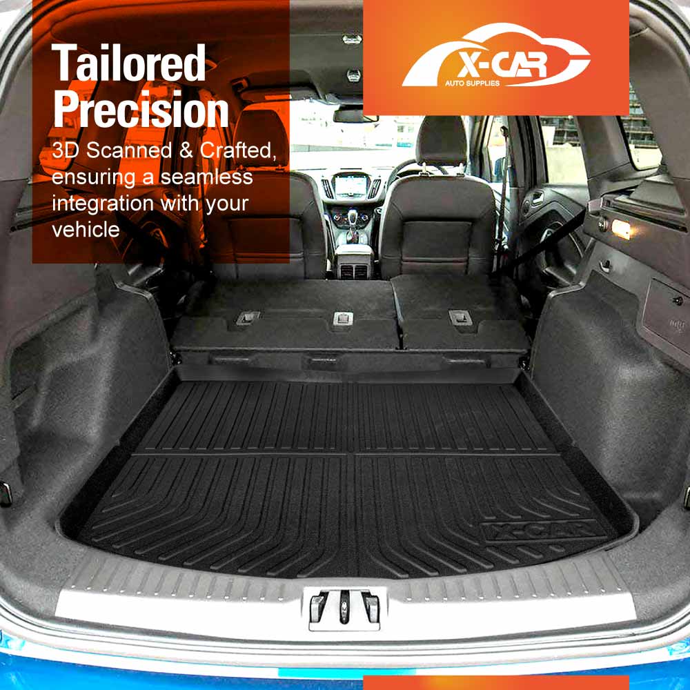 Heavy Duty Cargo Rubber Waterproof Trunk Mat Boot Liner Luggage Tray Fits Ford Kuga 2012-2016 and Ford Escape 2016-2021
