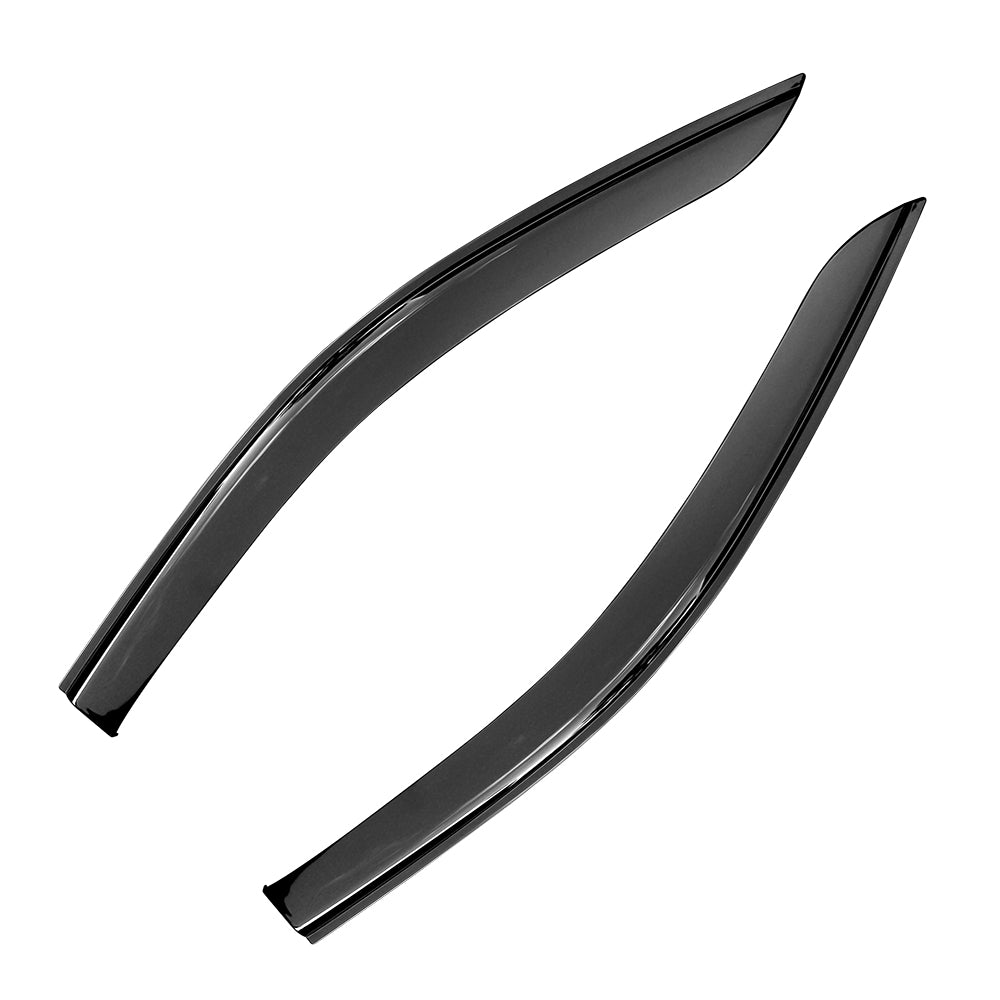 Weathershields for Ford Ranger Single Cab 2011-2022 Car Weather Shields Wind Deflectors Window Sun Visor 2-Piece Set