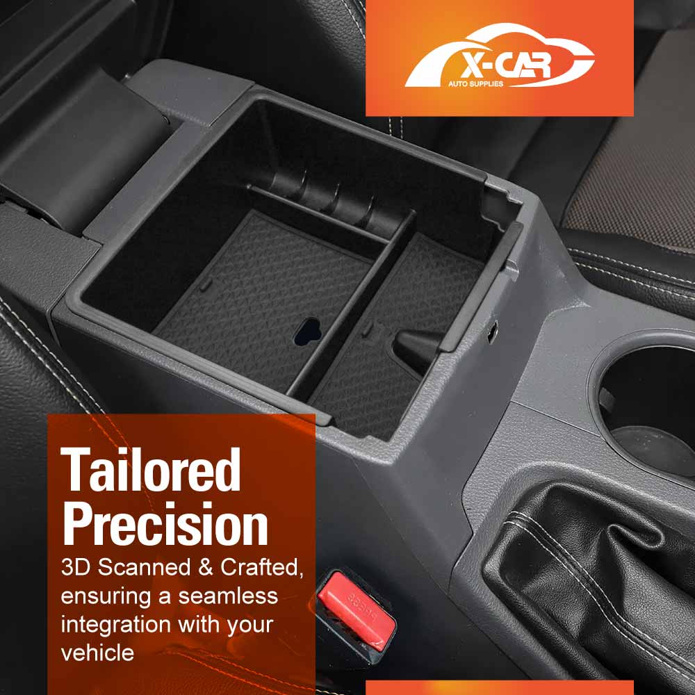 Centre Console Organizer Tray for Ford Ranger Dual Cab 2011-2022 Armrest Storage Box Cup Holder Car Interior Accessories