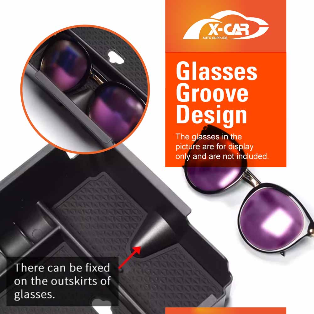 Centre Console Organizer Tray for Ford Ranger Dual Cab 2011-2022 Armrest Storage Box Cup Holder Car Interior Accessories