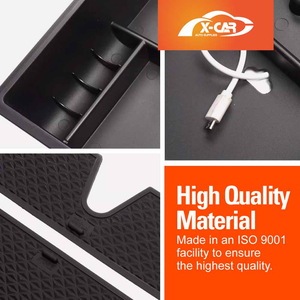 Centre Console Organizer Tray for Ford Ranger Dual Cab 2011-2022 Armrest Storage Box Cup Holder Car Interior Accessories