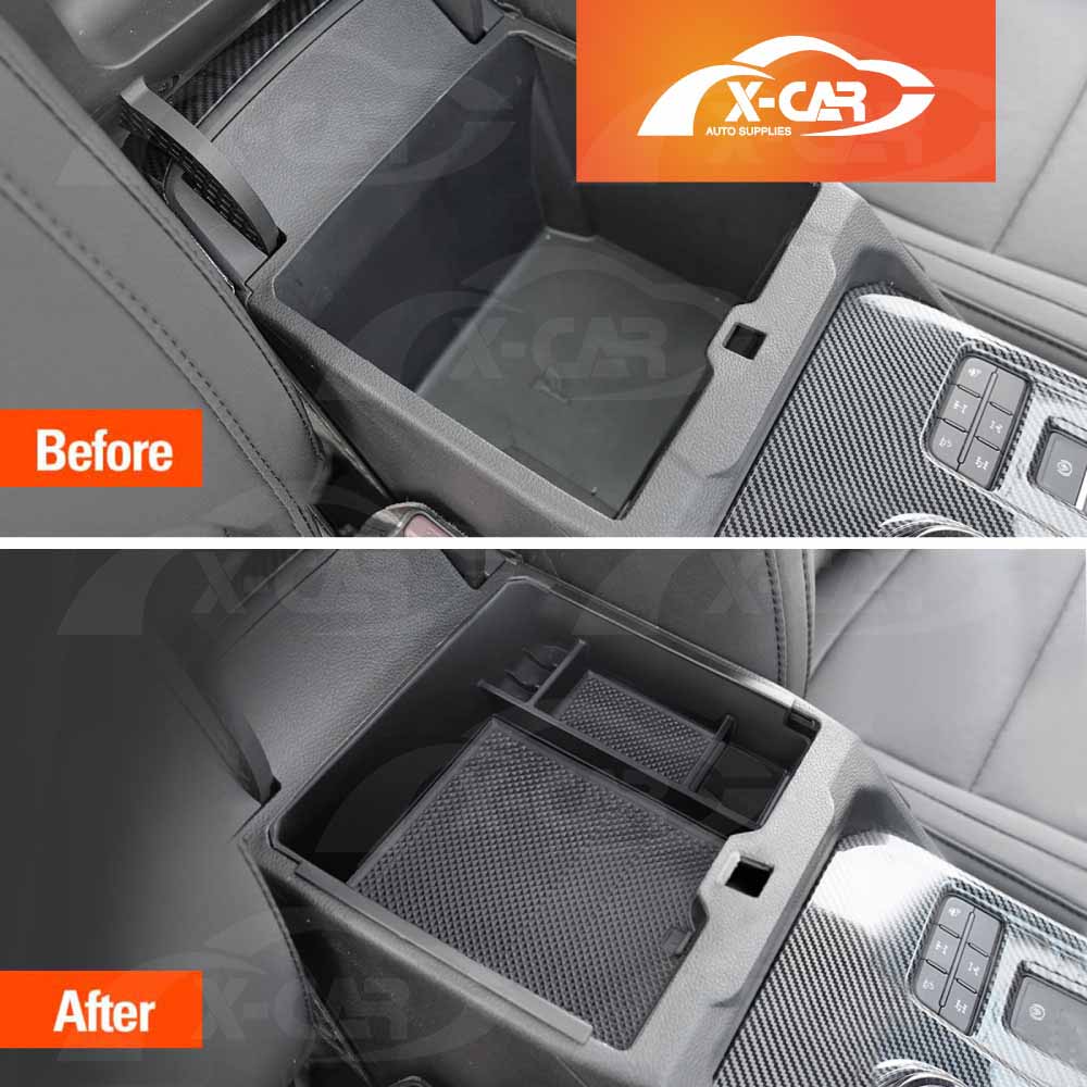 Centre Console Organizer Set for Ford Next-Gen Ranger 2022-Onwards Armrest Tray Cup Holder Storage Box Interior Accessories