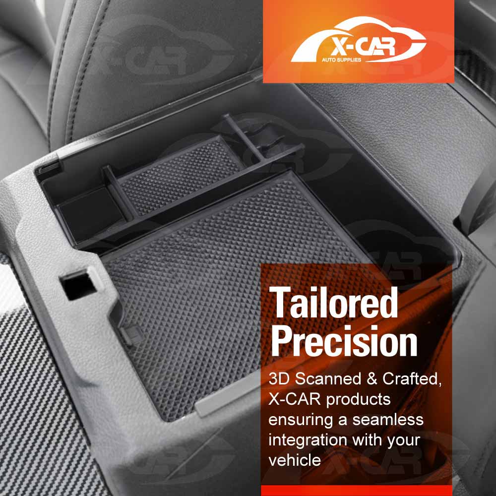 Centre Console Organizer Set for Ford Next-Gen Ranger 2022-Onwards Armrest Tray Cup Holder Storage Box Interior Accessories