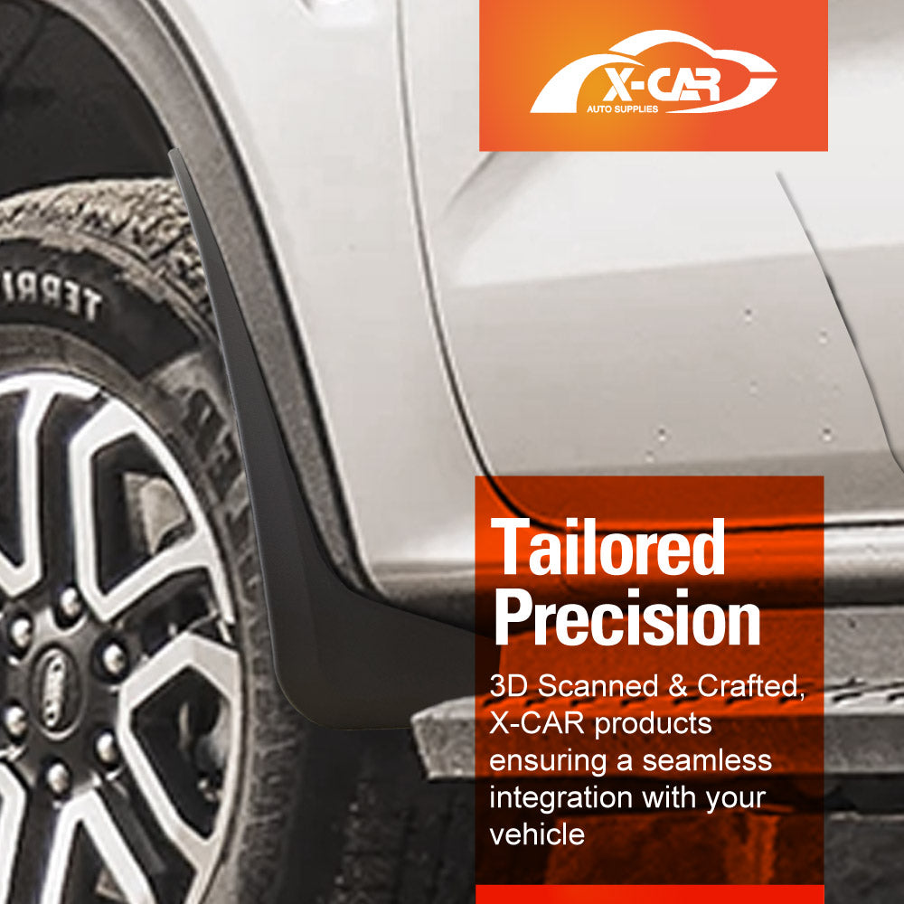 Mud Flaps Splash Guards for Ford NEXT-GEN Ranger Dual Cab 2022-Onwards Mudguard Fender Front and Rear Set of 4
