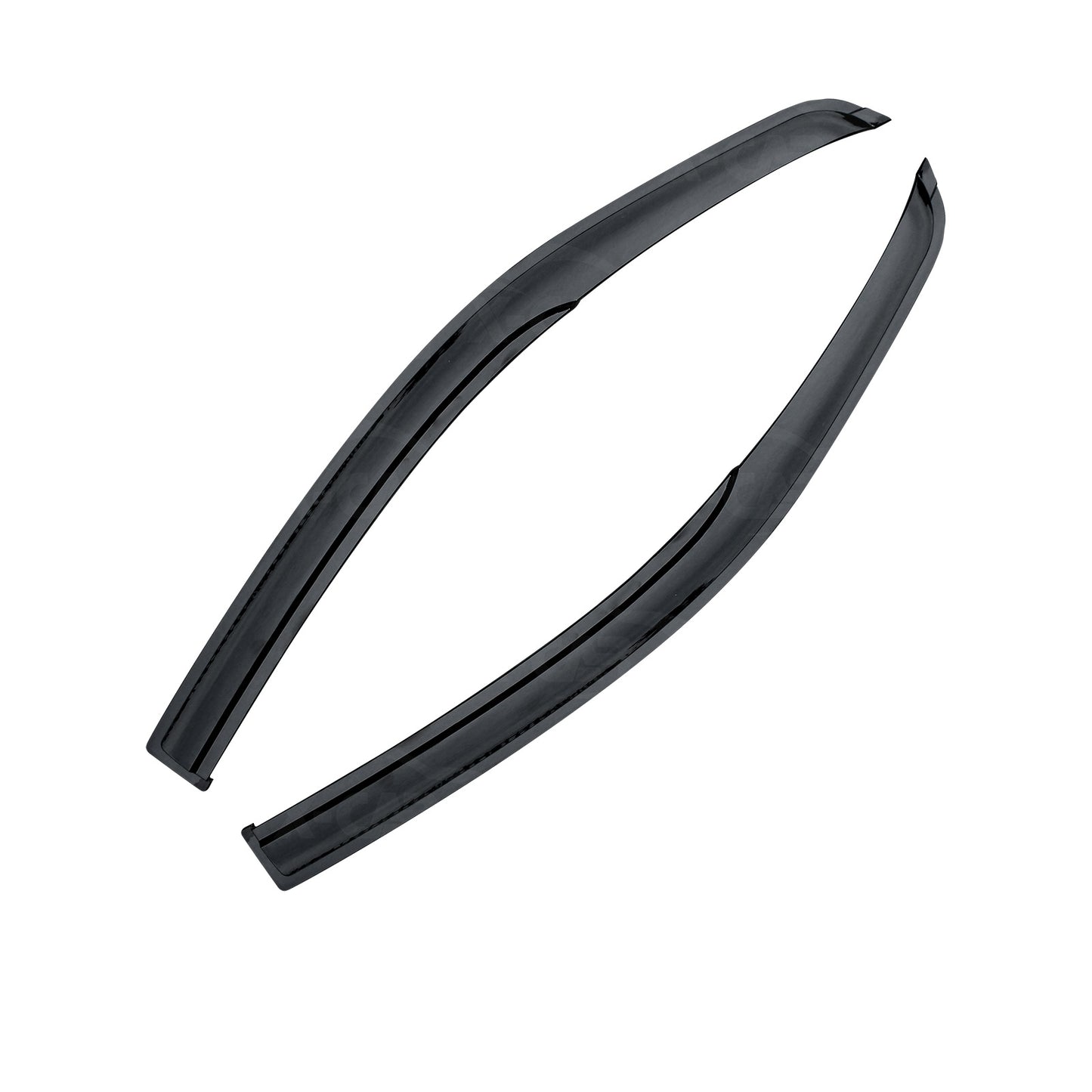 Weathershields for Ford Ranger Single Cab 2022-2025 Extended Coverage Window Visors Wind Deflectors 2-Piece Set