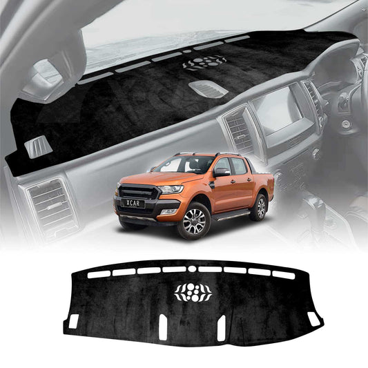 Dash Mat for Ford Ranger PX Mk3 Series 2018-2022 Non-Slip Microfiber Pad Cover Interior Accessories