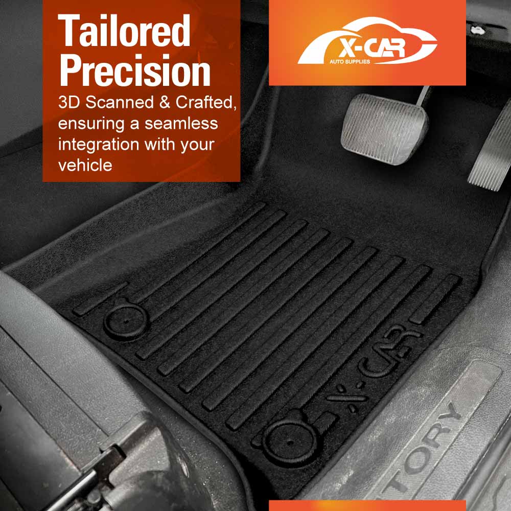 3D Floor Mats Boot Liner for Ford Territory 2004-2016 All Weather Heavy Duty Cargo Car Trunk Luggage Tray