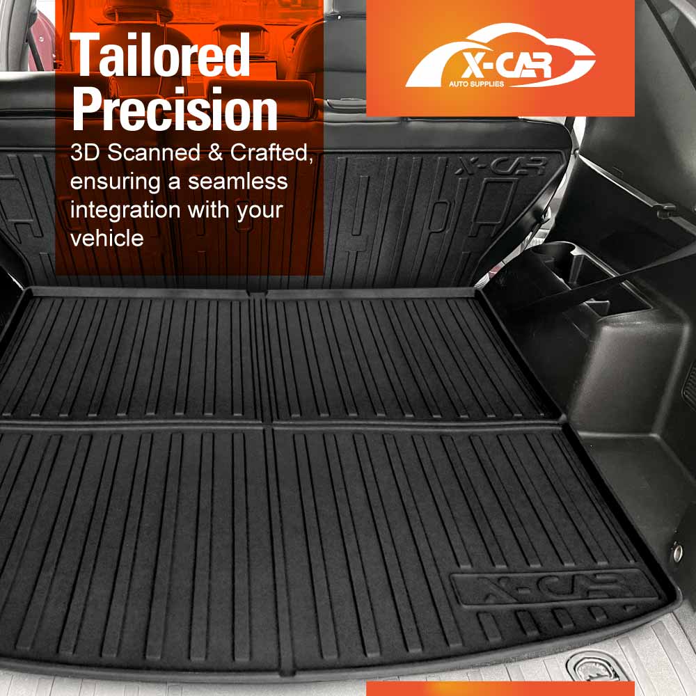 3D Floor Mats Boot Liner for Ford Territory 2004-2016 All Weather Heavy Duty Cargo Car Trunk Luggage Tray