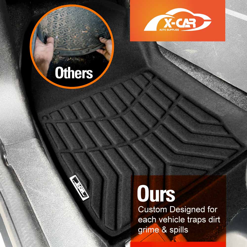 3D Floor Mats for Ford EcoSport Auto 2013-2019 Heavy Duty All Weather Car Mats Carpet Liner Set