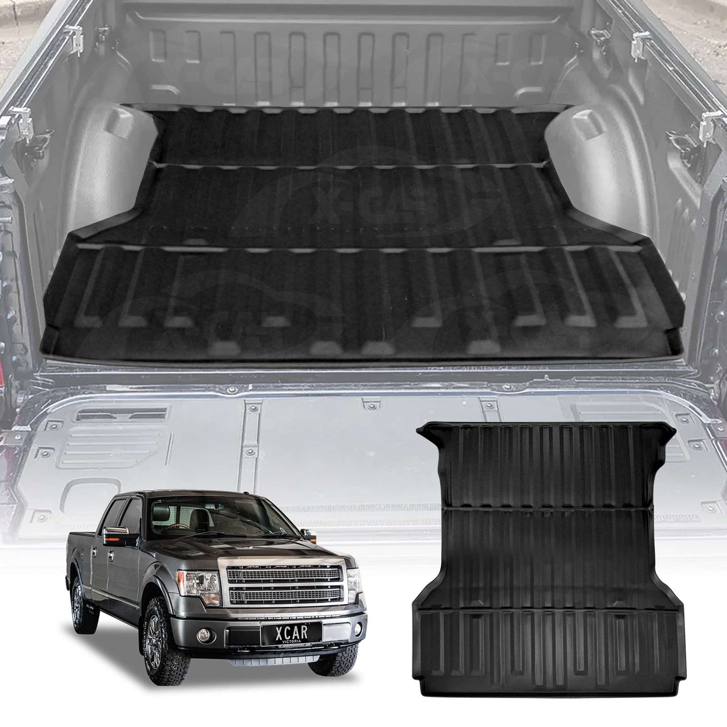 Tub Liner for Ford F-150 F150 2004-2014 with 5.5FT bed Heavy Duty All Weather Cargo Trunk Mat Luggage Tray