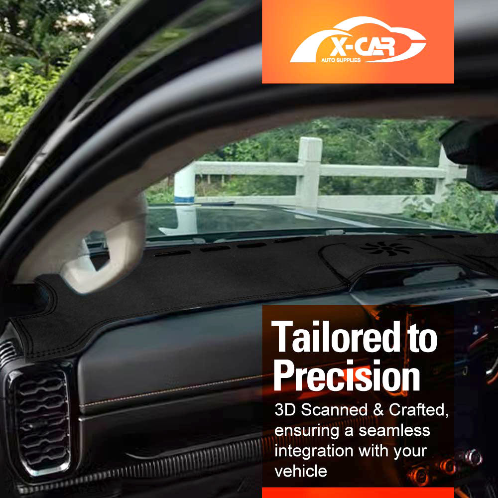 Dash Mat for Ford Next-Gen Ranger 2022-2025 Non-Slip Microfiber Pad Cover Interior Accessories