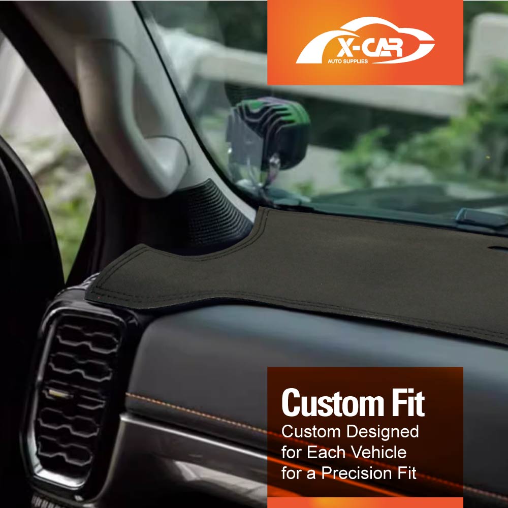 Dash Mat for Ford Next-Gen Ranger 2022-2025 Non-Slip Microfiber Pad Cover Interior Accessories