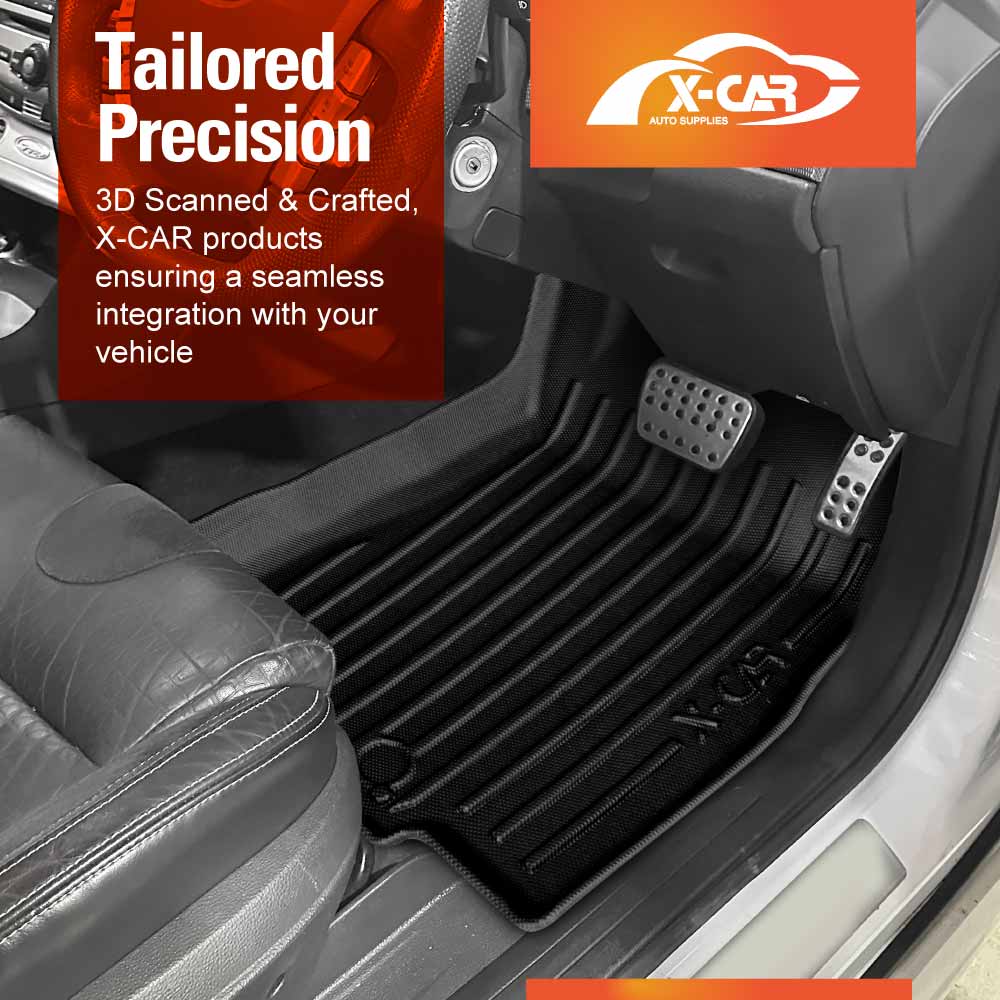 3D Floor Mats for Ford Falcon FG FGX Sedan 2008-2016 Heavy Duty All Weather Car Carpet Liner Set Accessories