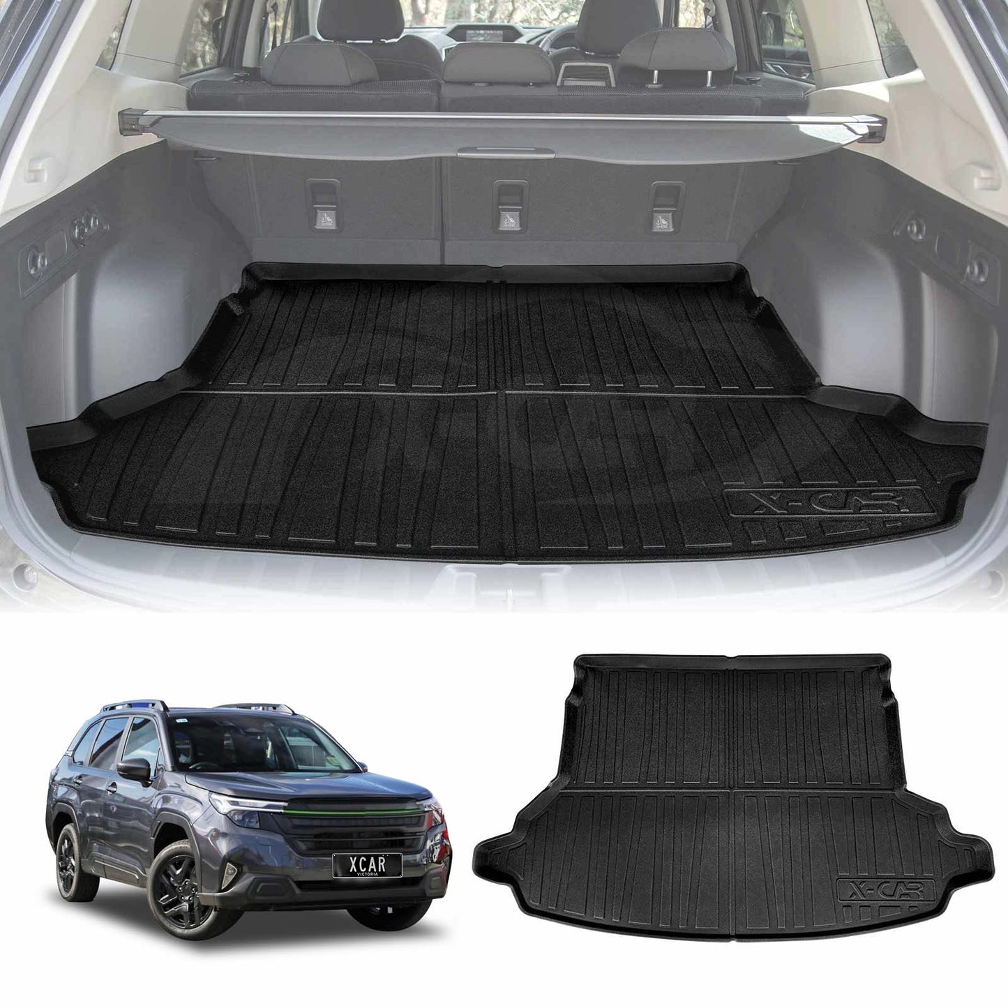 Boot Liner for Subaru Forester 6th Gen 2025-Onwards Without Subwoofer All Weather Heavy Duty Cargo Trunk Cover Mat Luggage Tray Car Accessories
