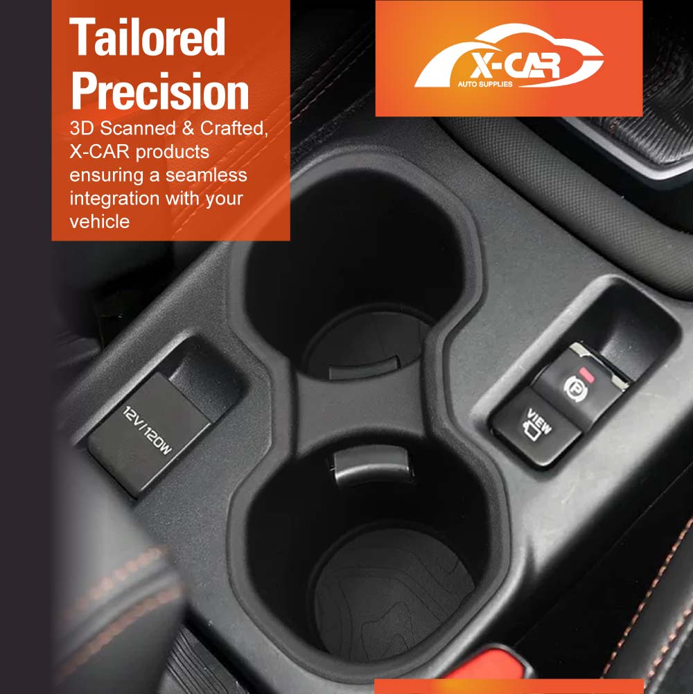 Cup Holder Insert for Subaru Forester 6th Gen 2025-Onwards Centre Console Rubber Interior Accessories