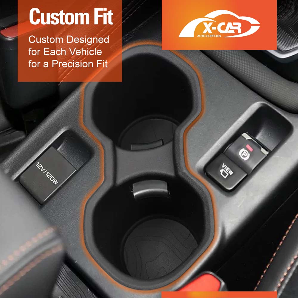 Cup Holder Insert for Subaru Forester 6th Gen 2025-Onwards Centre Console Rubber Interior Accessories