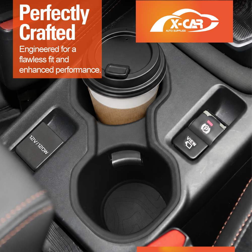 Cup Holder Insert for Subaru Forester 6th Gen 2025-Onwards Centre Console Rubber Interior Accessories