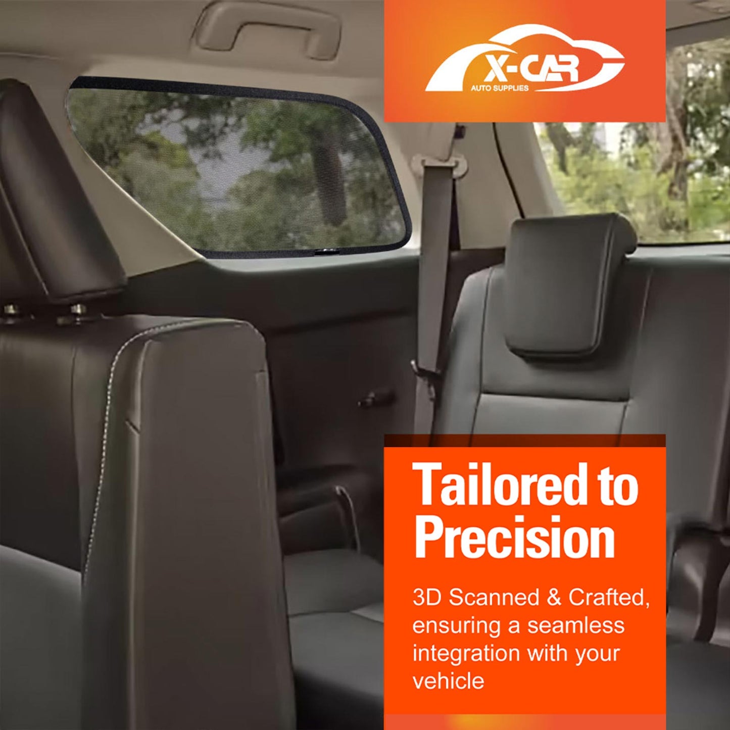 Window Sun Shades for Toyota Fortuner 2015-Onwards Car Custom Windscreen Shade Sun Blind Mesh