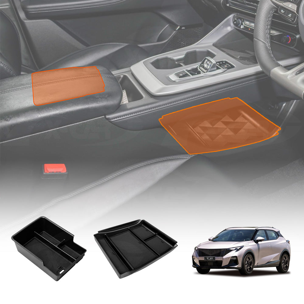 Centre Console Organiser Set for GAC EMZOOM 2025-Onwards Armrest Tray Storage Box Insert Interior Accessories