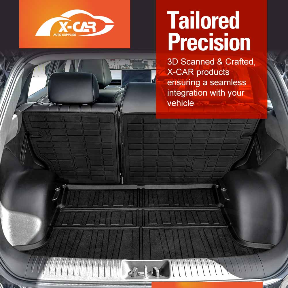 Boot Liner Kick Mats Set for Aion AION V 2025-Onwards All Weather Heavy Duty Cargo Car Trunk Back Seat Protector