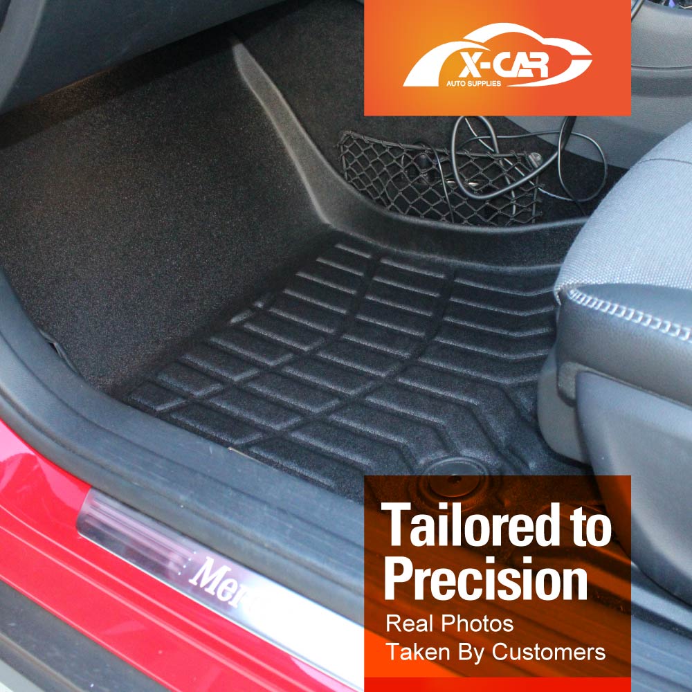 Floor Mats Boot Liner Set for Mercedes Benz GLA Class 2014-2019 All Weather Cargo Car Trunk Luggage Tray