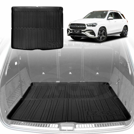 Boot Liner for Mercedes-Benz GLE 7 Seater 2018-Onwards Heavy Duty Cargo Trunk Cover Mat Luggage Tray