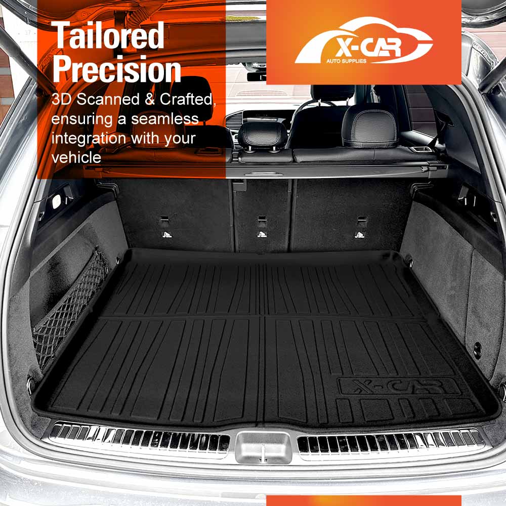 Boot Liner for Mercedes-Benz GLE 5 Seater 2018-Onwards Heavy Duty Cargo Trunk Cover Mat Luggage Tray