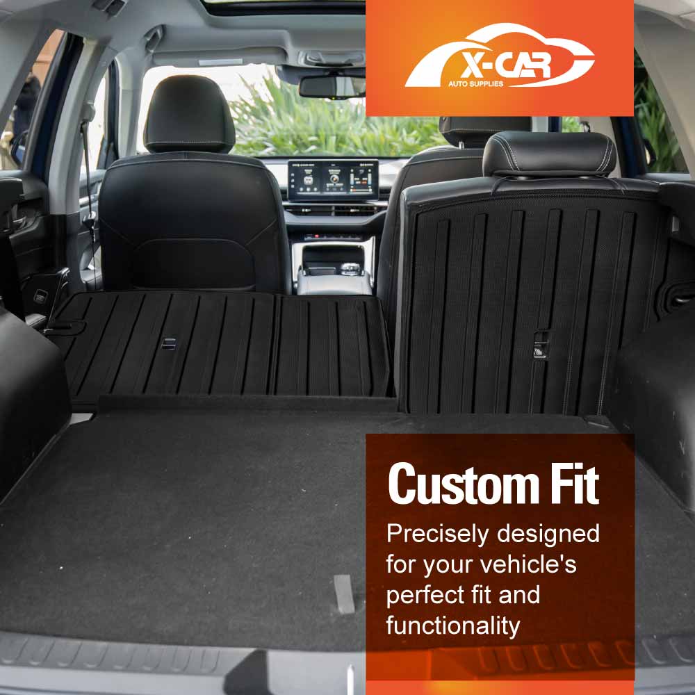 Boot Liner Set for GWM Haval H6/H6 GT 2021-Onwards All Weather Heavy Duty Car Trunk Back Seat Protector Cargo Kick Mats