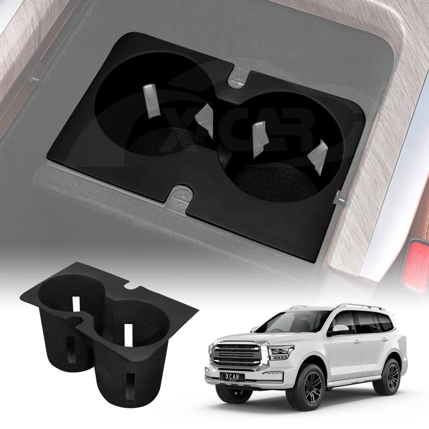 Centre Console Rubber Cup Holder Insert for GWM Tank 500 Tank500 2024-2025 Interior Accessories