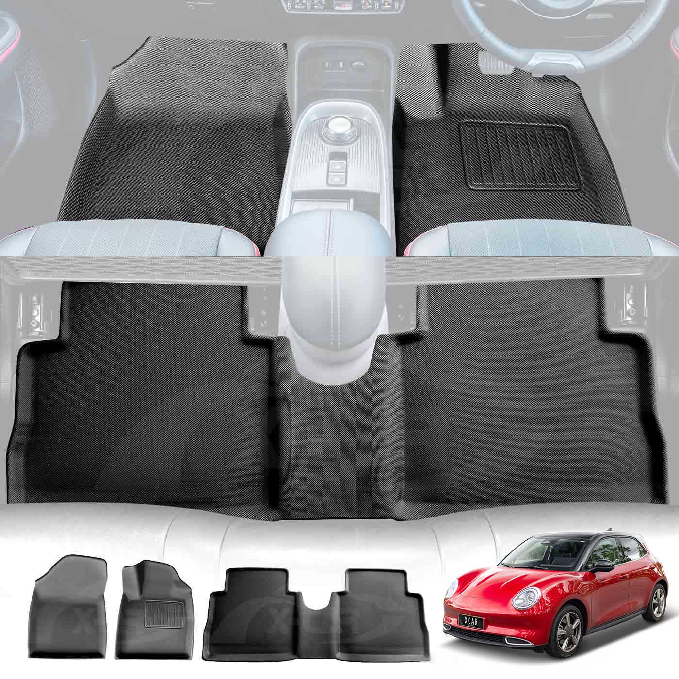 3D Floor Mats for GWM Ora 2023-Onwards Heavy Duty All Weather Car Carpet Liner Set Accessories