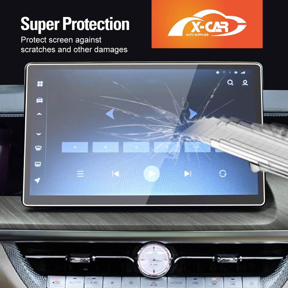 Tempered Glass Dash Center Console Screen Protector for GWM Cannon Alpha 2024-Onwards 12.3 inch Touchscreen Anti-Scratch Cover Accessories
