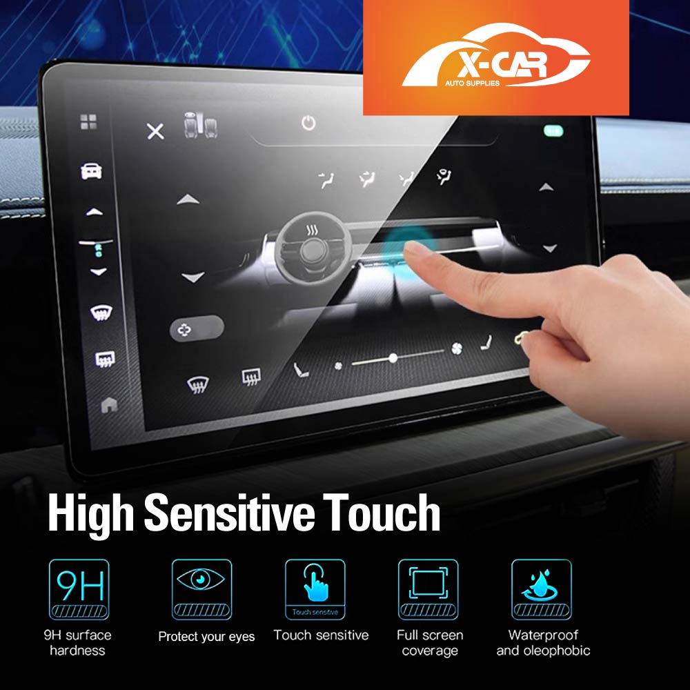 Tempered Glass Screen Protector for GWM Cannon Alpha 2024-Onwards 12.3 inch Console Screen Anti-Scratch Cover Accessories