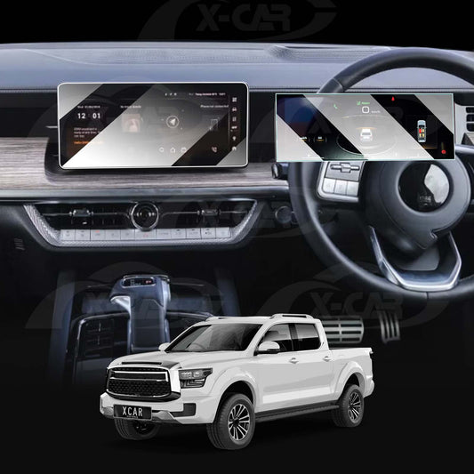 Tempered Glass Dash Center Console Screen Protector for GWM Cannon Alpha 2024-Onwards 12.3 inch Touchscreen Anti-Scratch Cover Accessories