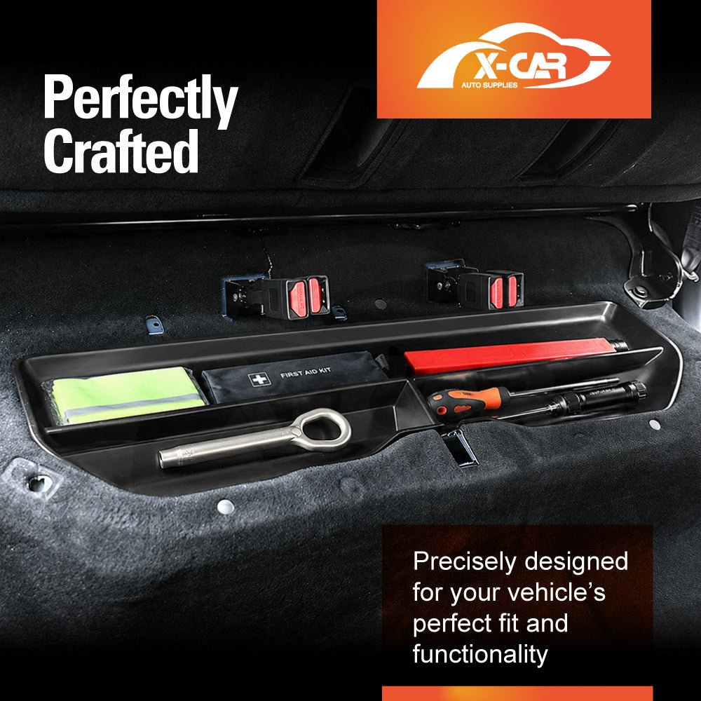 Rear Under Seat Storage Box for GWM Cannon Ultra/Lux/Vanta/XSR/Cannon-X 2021-Onwards 40/20/40 Split Rear Seat Hidden Organiser Tray