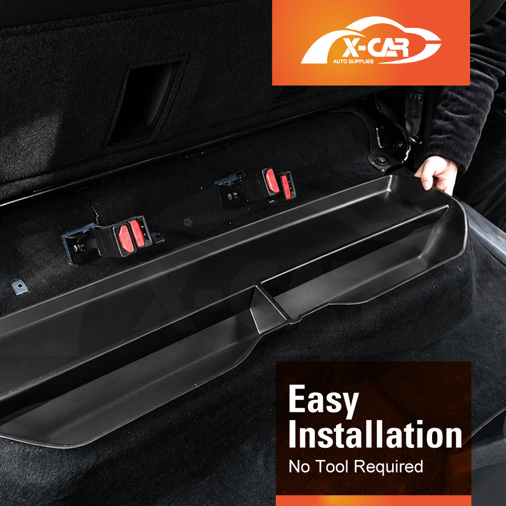 Rear Under Seat Storage Box for GWM Cannon Ultra/Lux/Vanta/XSR/Cannon-X 2021-Onwards 40/20/40 Split Rear Seat Hidden Organiser Tray