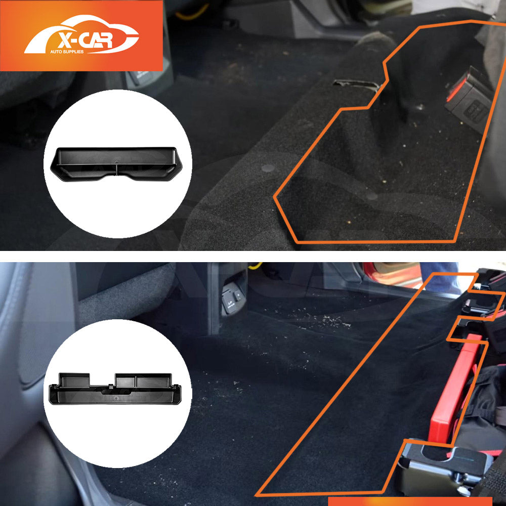 Rear Under Seat Storage Box for GWM Cannon Ultra/Lux/Vanta/XSR/Cannon-X 2021-Onwards 40/20/40 Split Rear Seat Hidden Organiser Tray