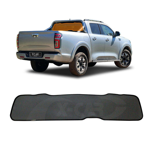 Rear Windscreen Sun Shade for GWM UTE Cannon-X / L 2021-Onwards Car Custom Wind Screen Sun Blind Mesh
